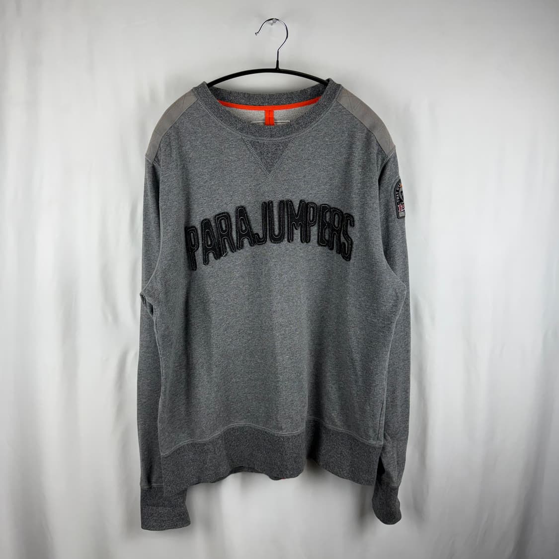 XL) 파라점퍼스 패치로고 맨투맨 그레이 상품이미지2