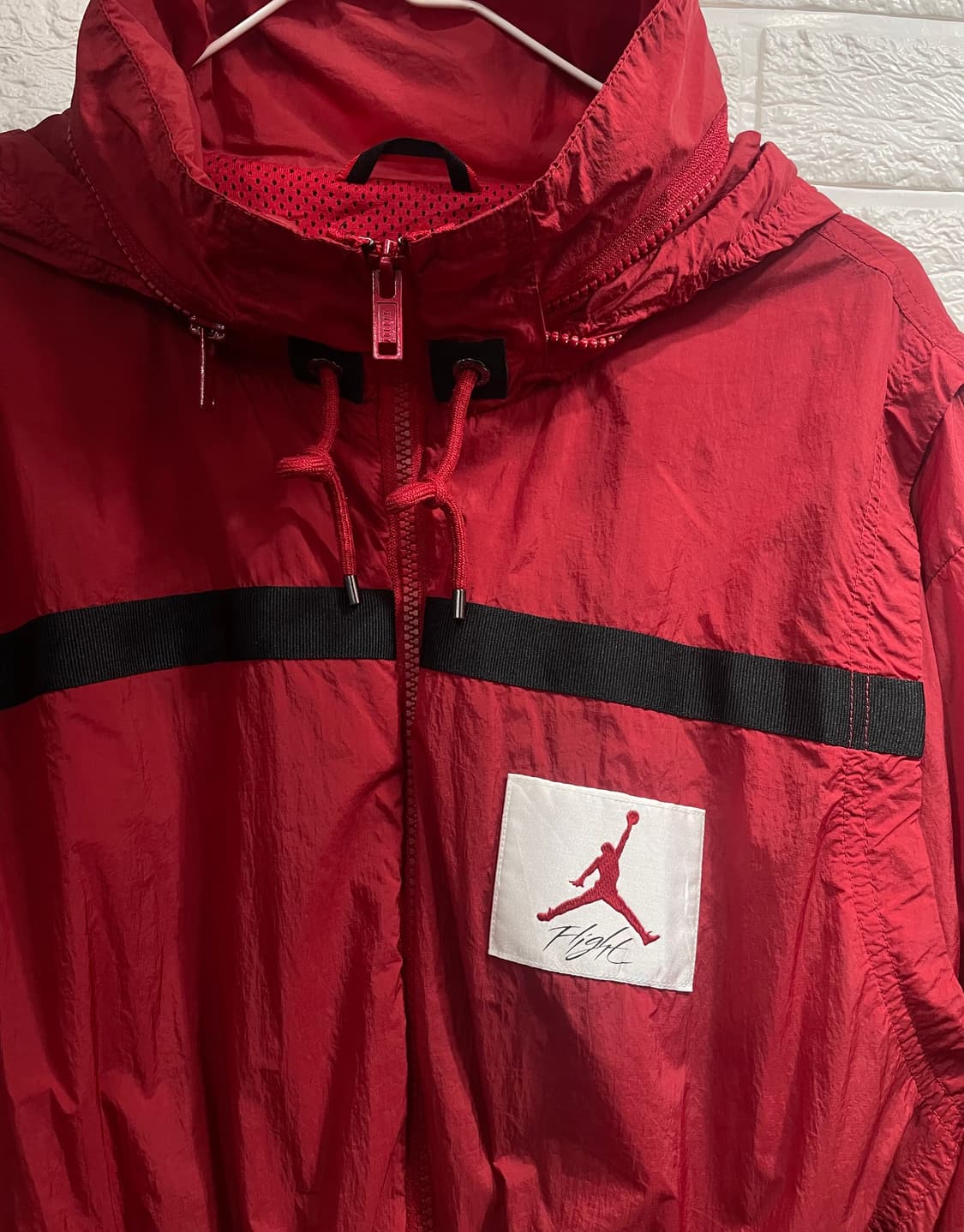 나이키 조던 크롭 바람막이자켓 레드 S 크롭자켓 숏자켓 상품이미지3