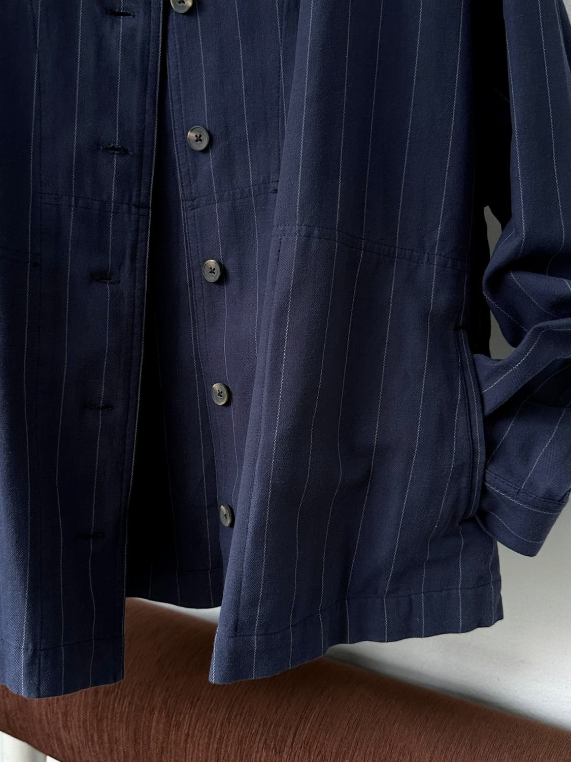 Cotton linen design shirt jacket 상품이미지3