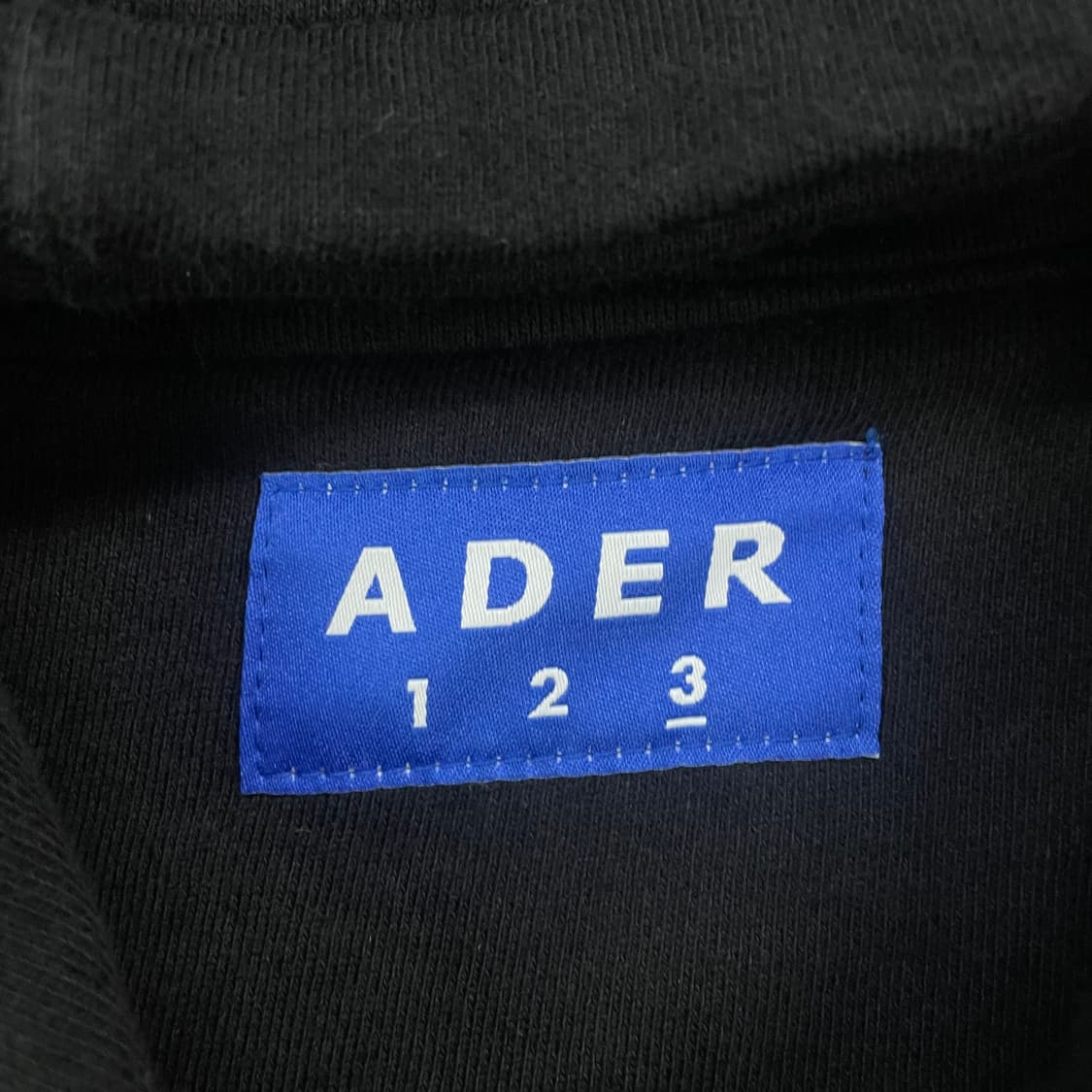 아더에러 17fw 테트리스 패치 로고 후드집업 블랙 상품이미지3