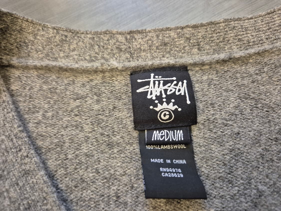 00s 스투시 램스울 가디건 상품이미지4