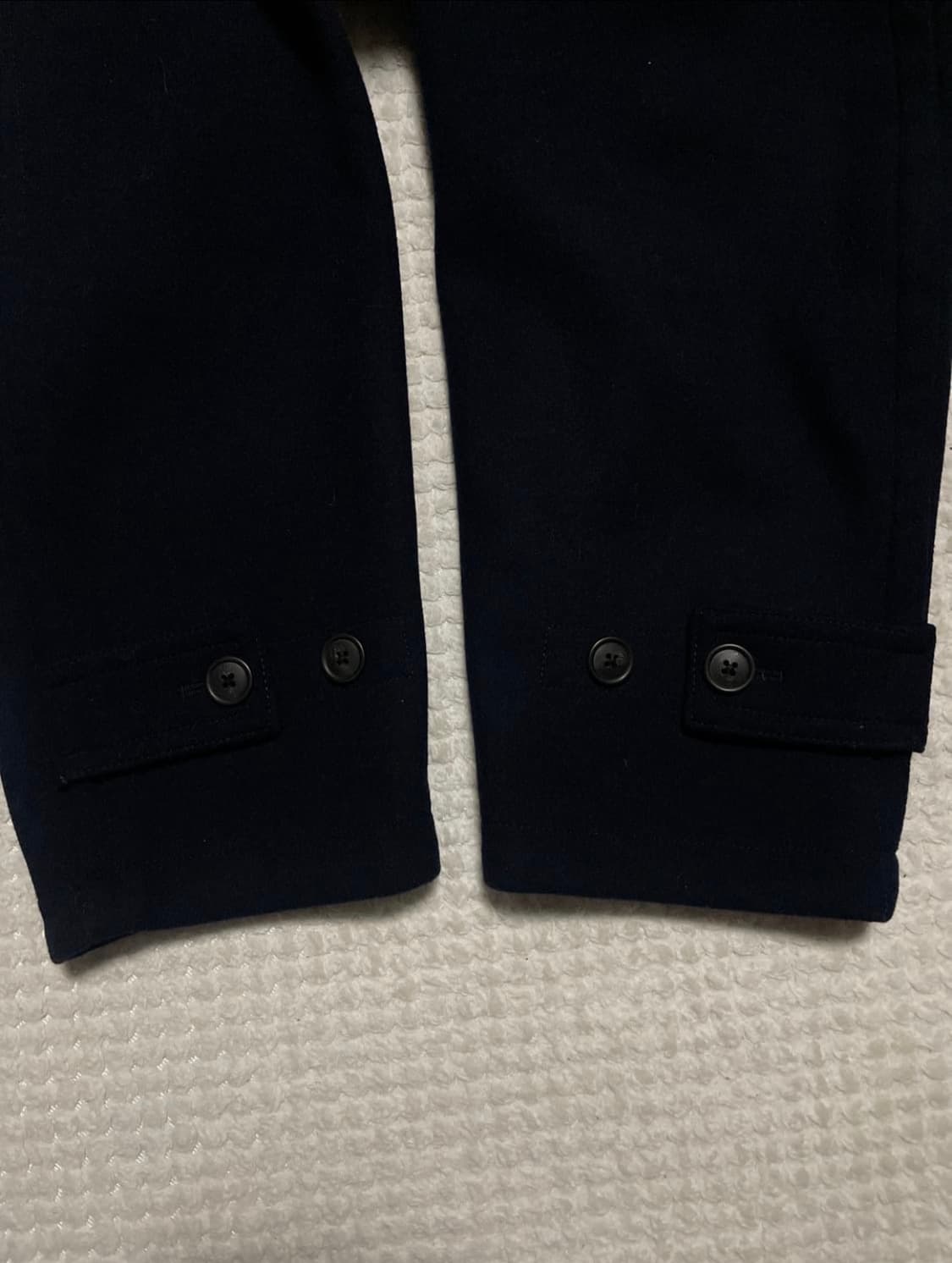 유니클로 X 질샌더 콜라보 오버사이즈 더플코트 네이비(클리닝O) 상품이미지9