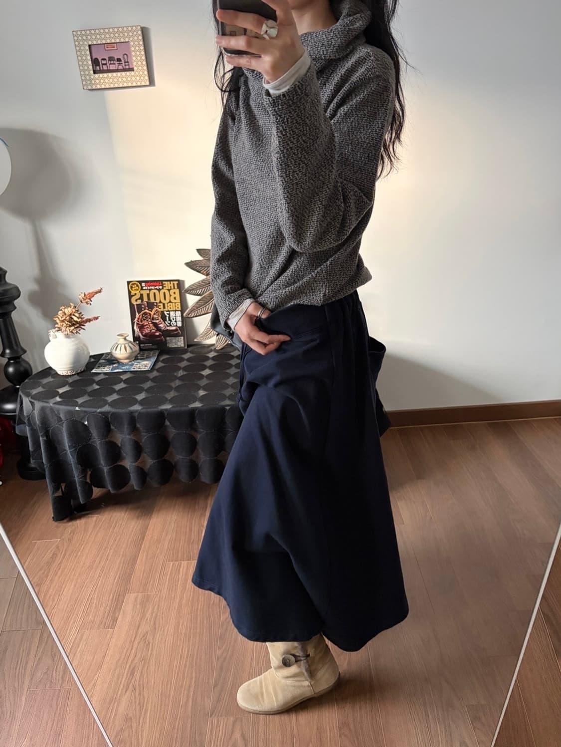 wide turtleneck top 상품이미지6