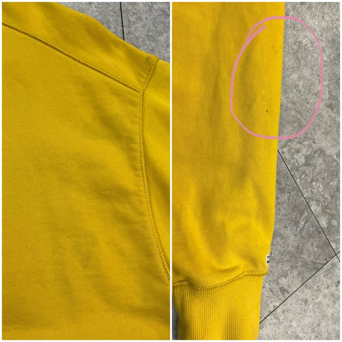 타미진스 맨투맨 옐로우 L #csz3141 상품이미지9