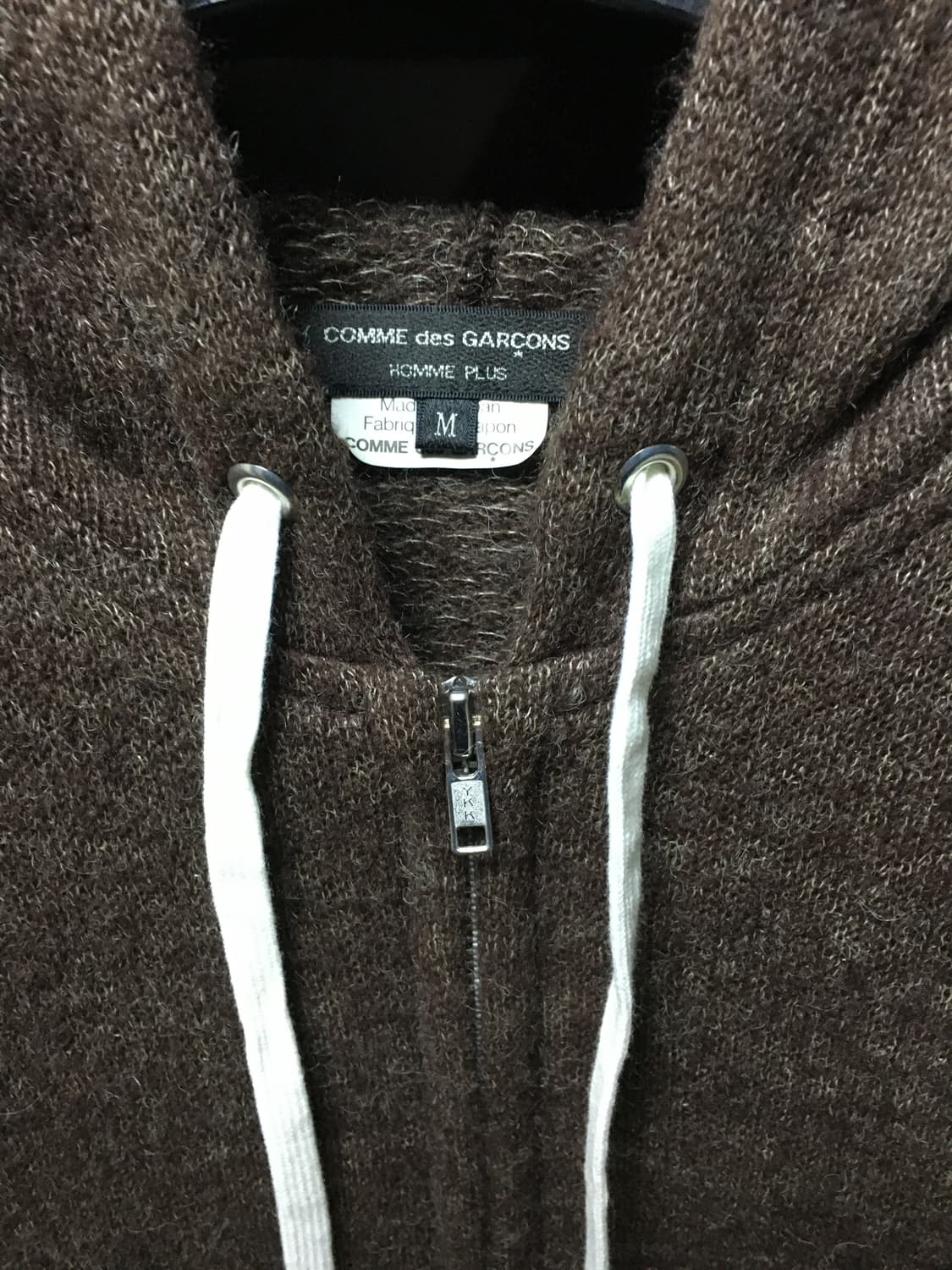 꼼데가르송 옴므 플러스 니트 후드코트 상품이미지2