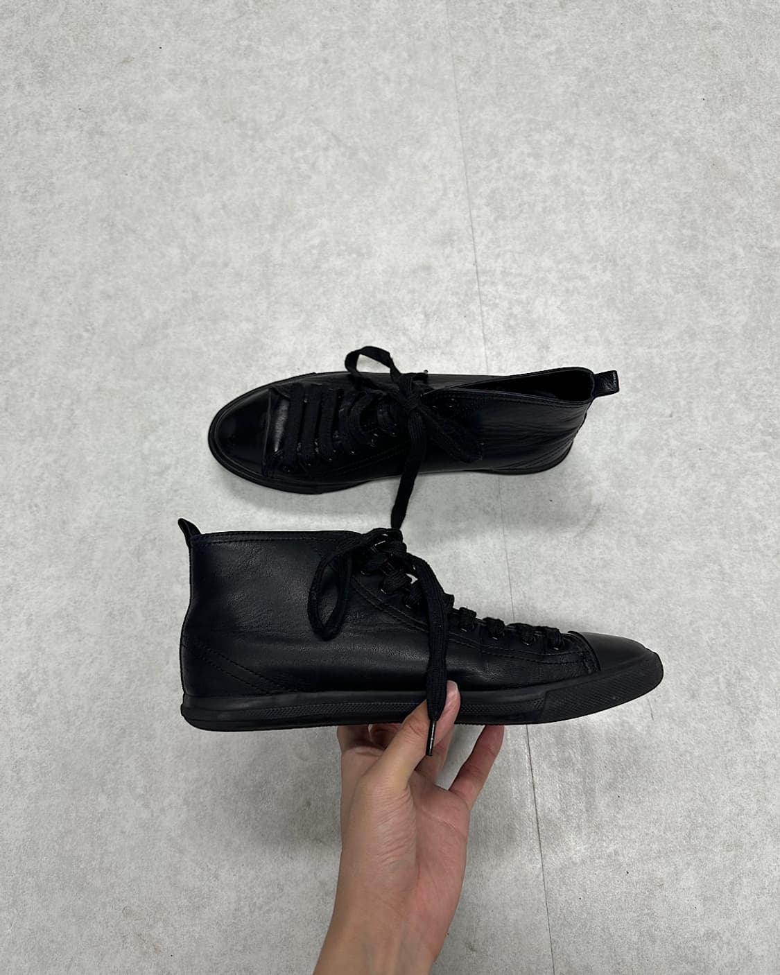 프라다 레더 하이탑  상품이미지4