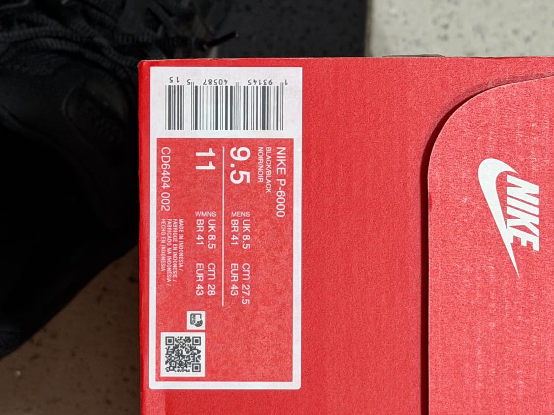 나이키 p-6000블랙 275 상품이미지3