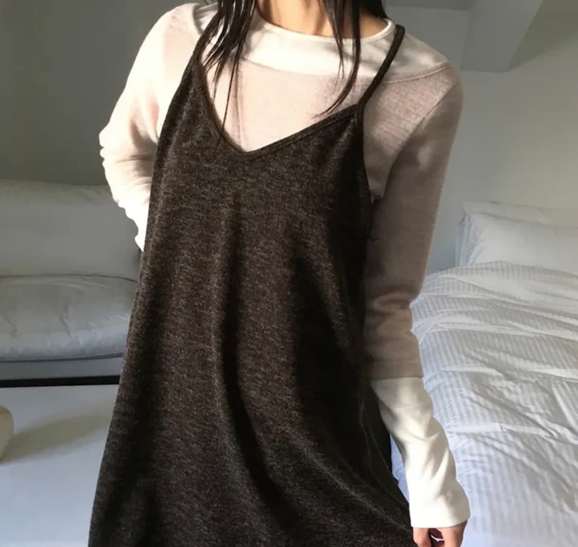 자주색 니트나시  상품이미지2