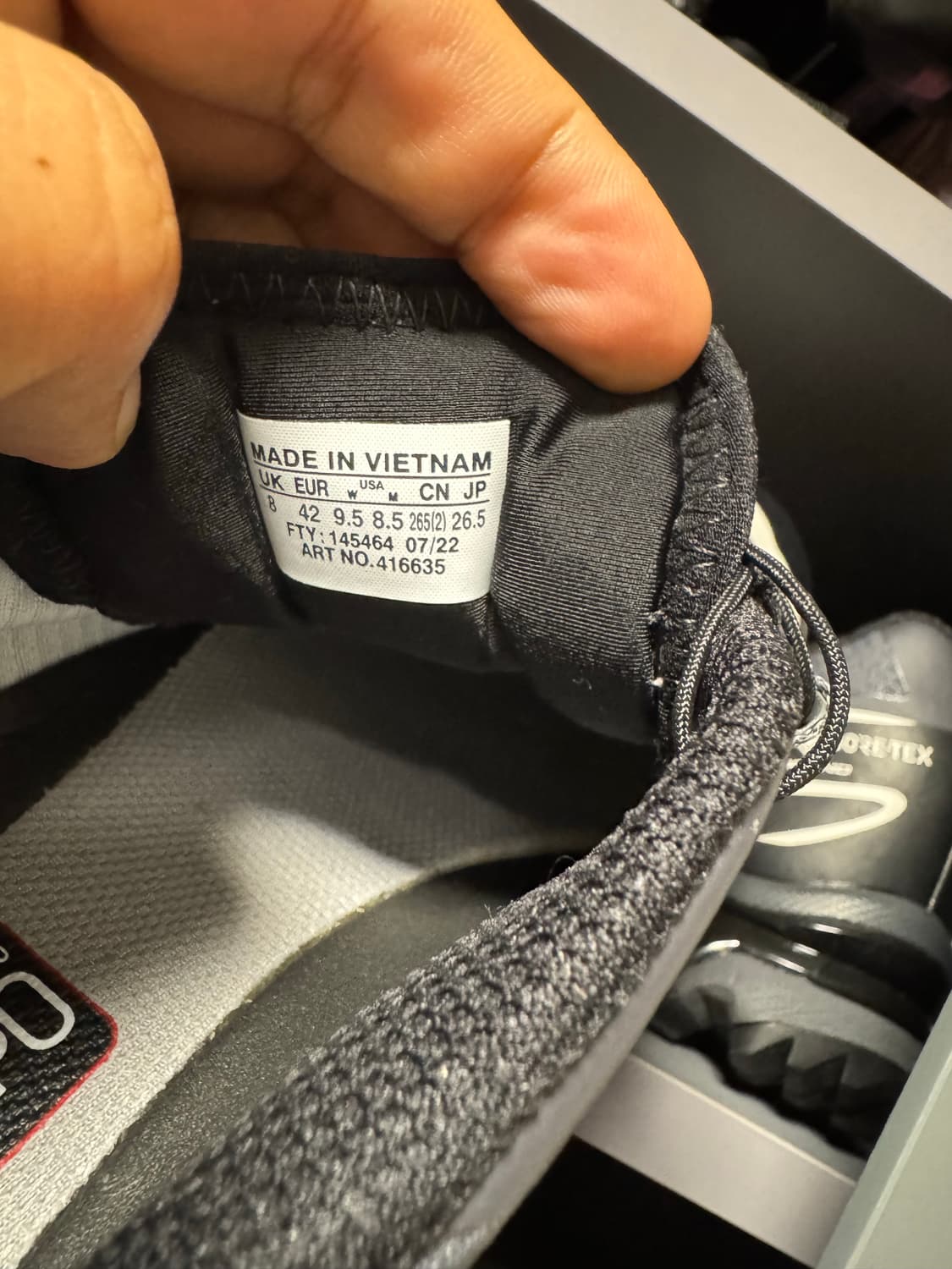 살로몬 XT-6 고어텍스 블랙 에보니 상품이미지5