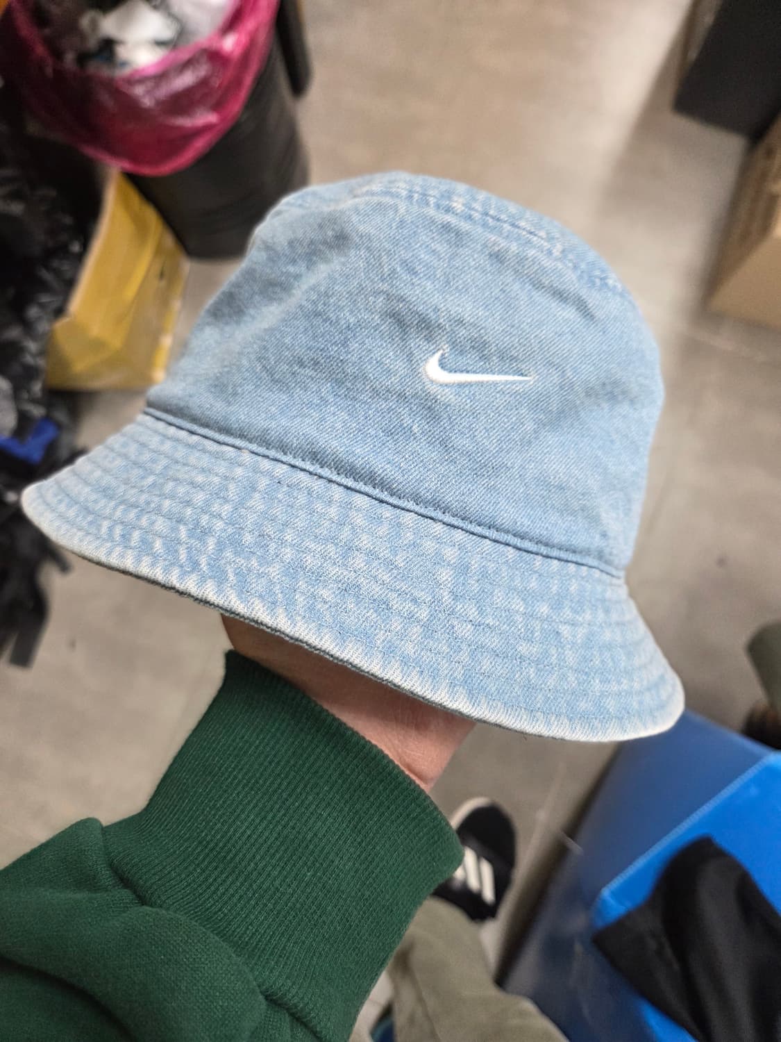 나이키 에이펙스 데님 버킷햇 벙거지 모자 L 상품이미지1