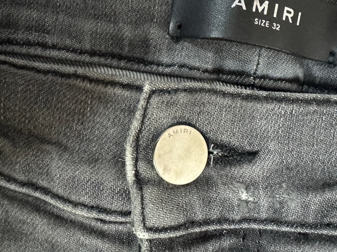 AMIRI MX1 코튼패널 그레이 데님진 32사이즈  상품이미지6
