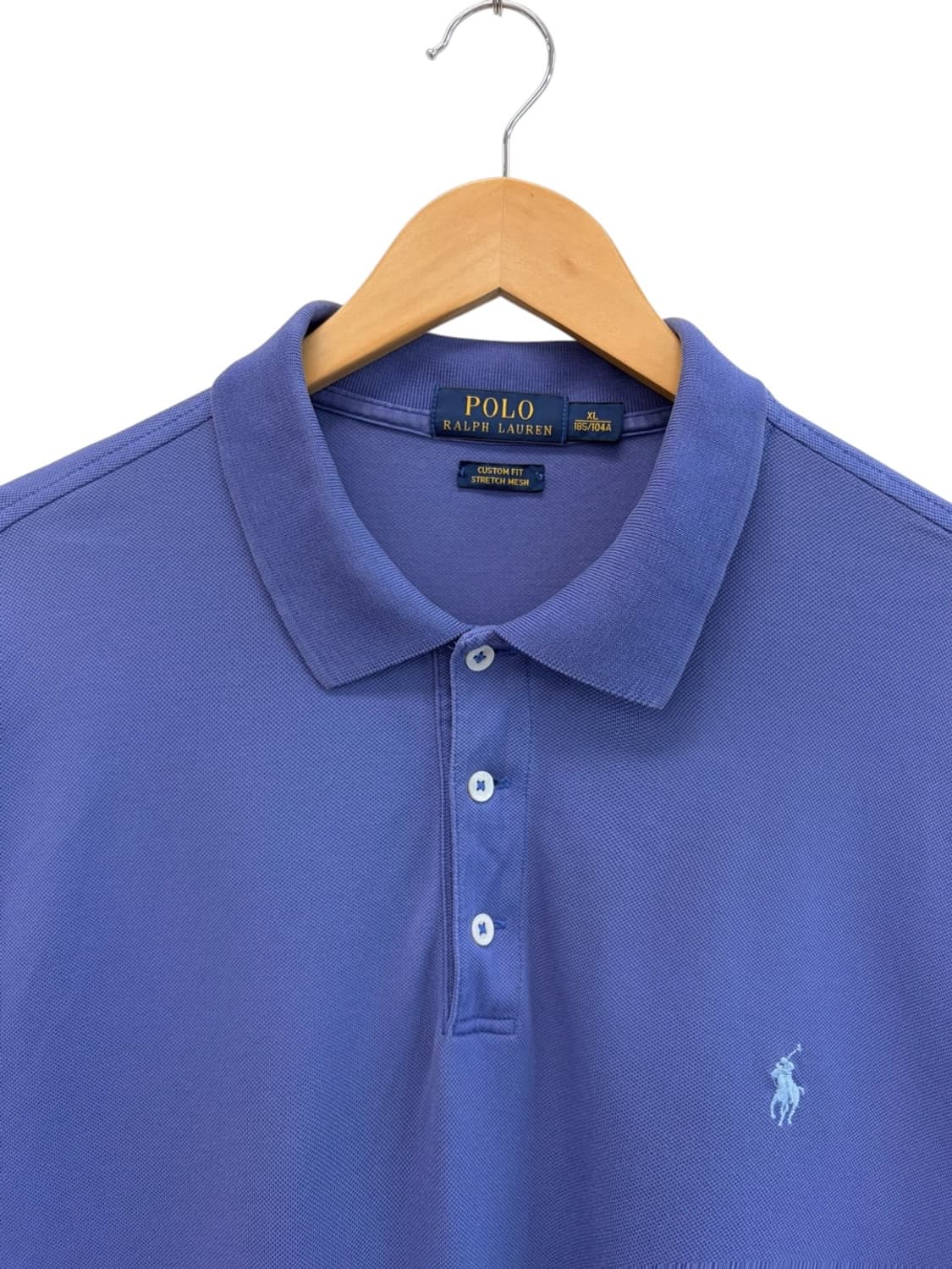 폴로 피케 반팔 매시 블루 (XL)  상품이미지2