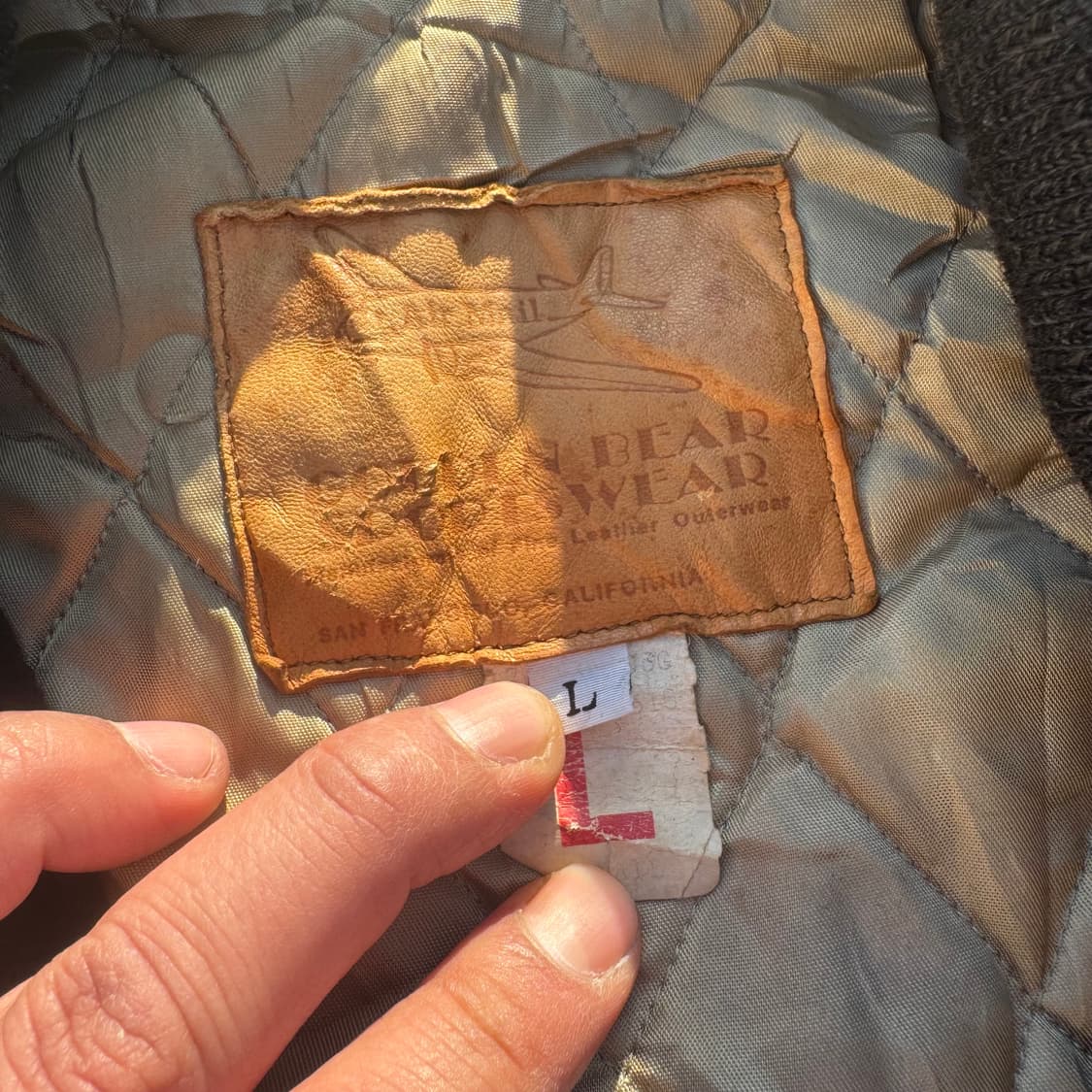 [L] 80s Golden bear 골든베어 Air Mail 바시티 자켓 상품이미지9