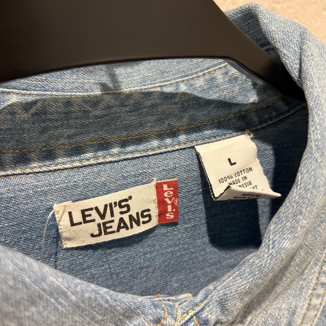 Levis Embroidered Denim Shirts 상품이미지8