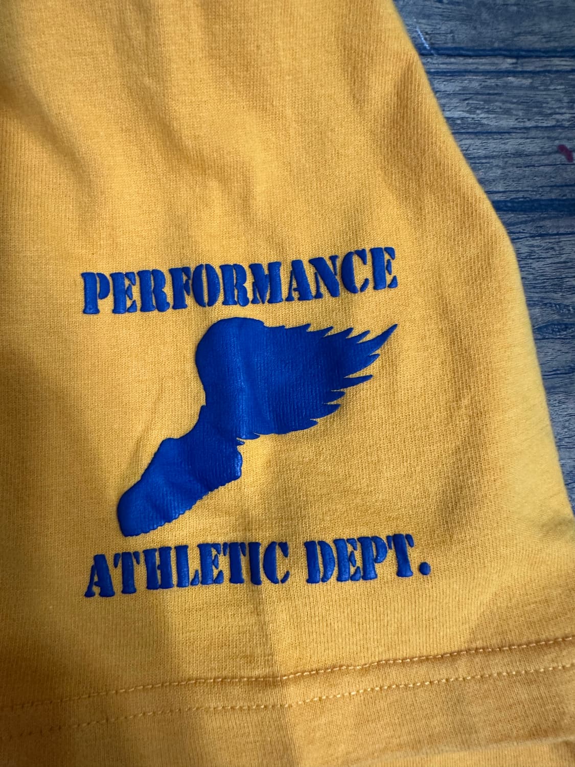 브레이브하트 퍼포먼스 반팔 티셔츠 옐로우 L 올드스쿨빈티지 상품이미지4