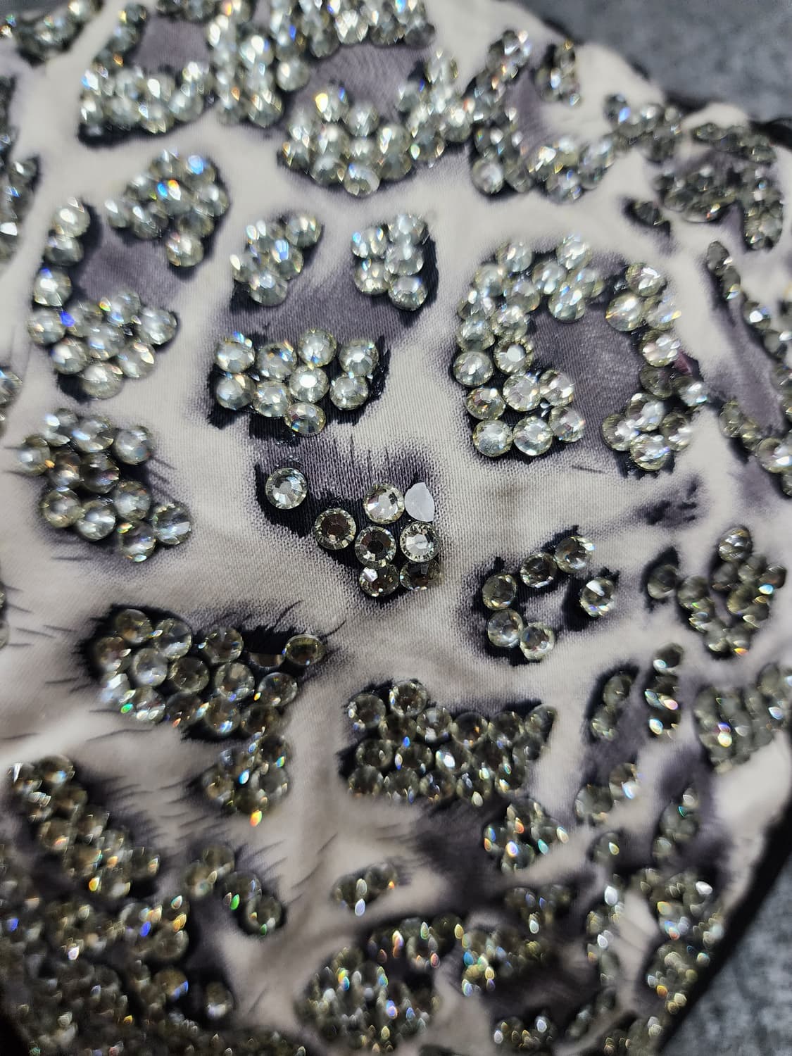 Y2K 레트로 레오파드 큐빅 헌팅캡 모자 상품이미지7