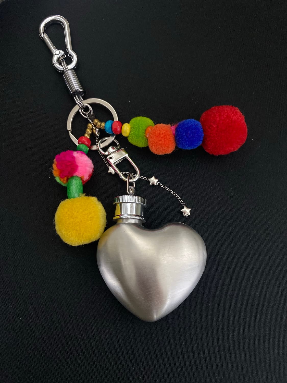 겨울 포인트 폼폼 키링 상품이미지2