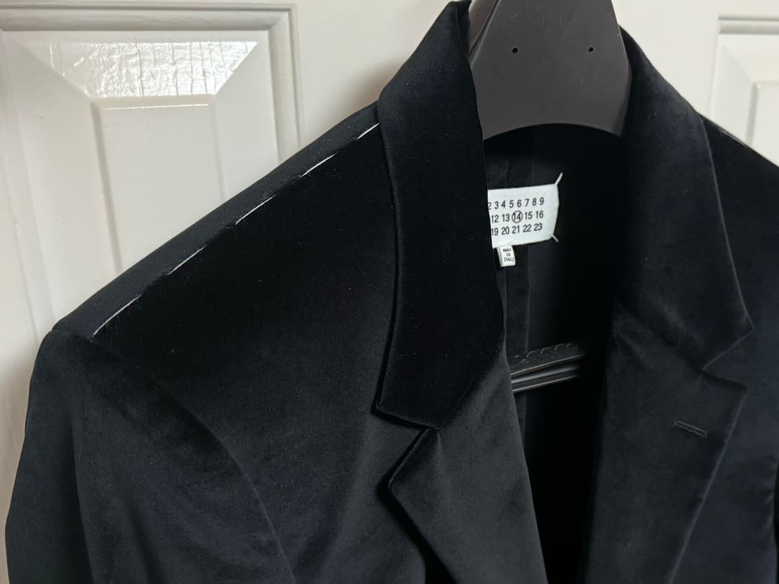 마르지엘라 블랙 벨벳 블레이져 52 상품이미지5