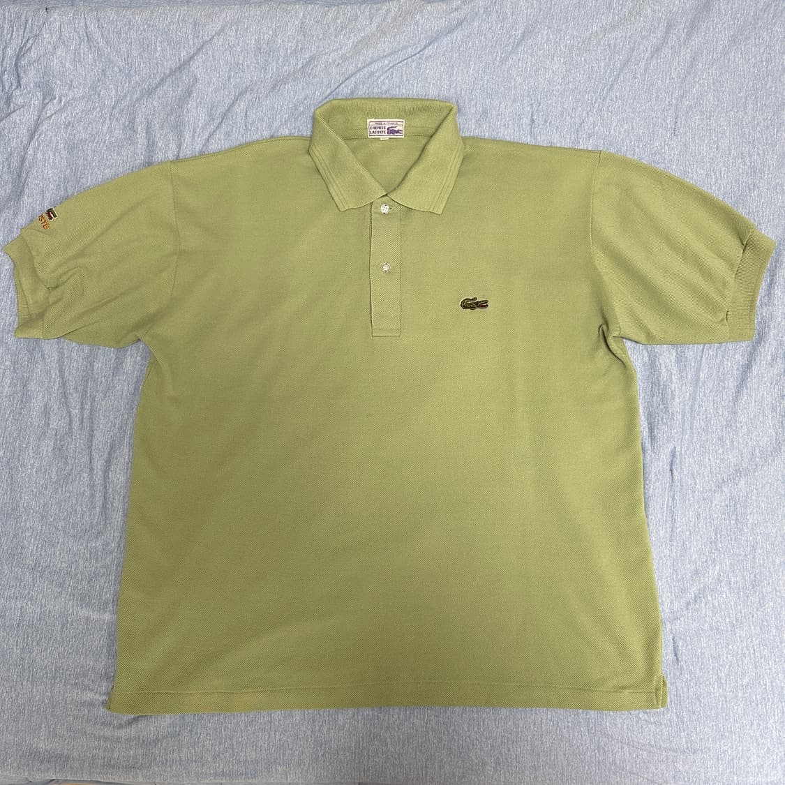 80s 라코스테 피케 카라 티셔츠 (2XL) 상품이미지1