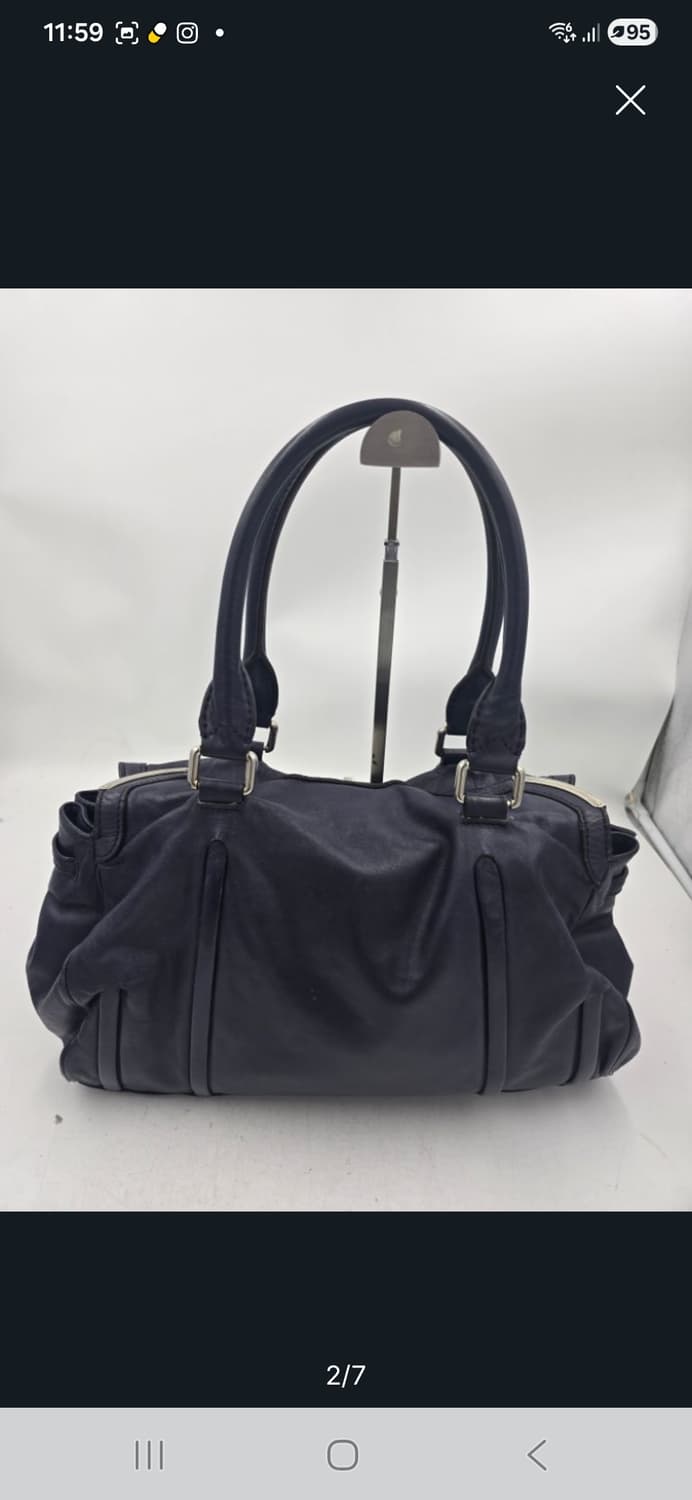 정품] 셀린느 빈티지 레더백 상품이미지2