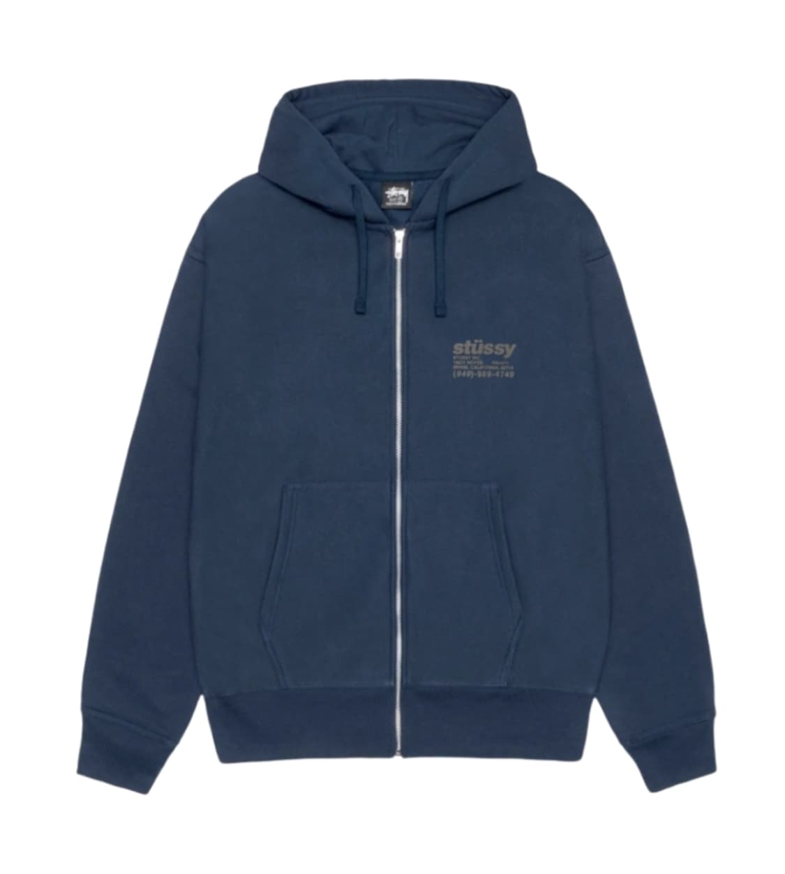 스투시 DNA 후드집업 네이비 L 상품이미지2