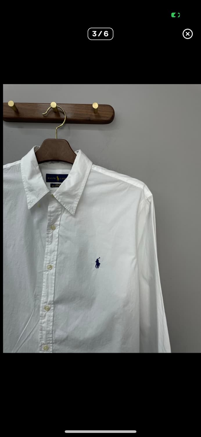 폴로랄프로렌 클래식 화이트 셔츠 A2866 상품이미지3