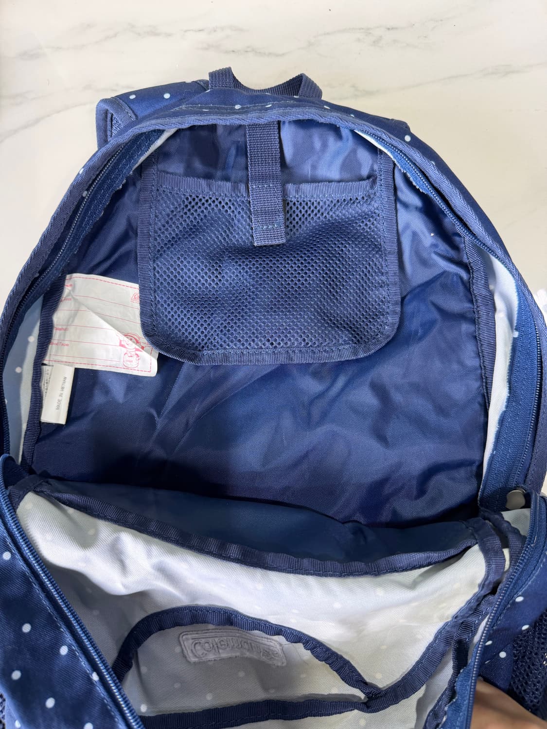 콜맨 땡땡이 백팩 상품이미지3