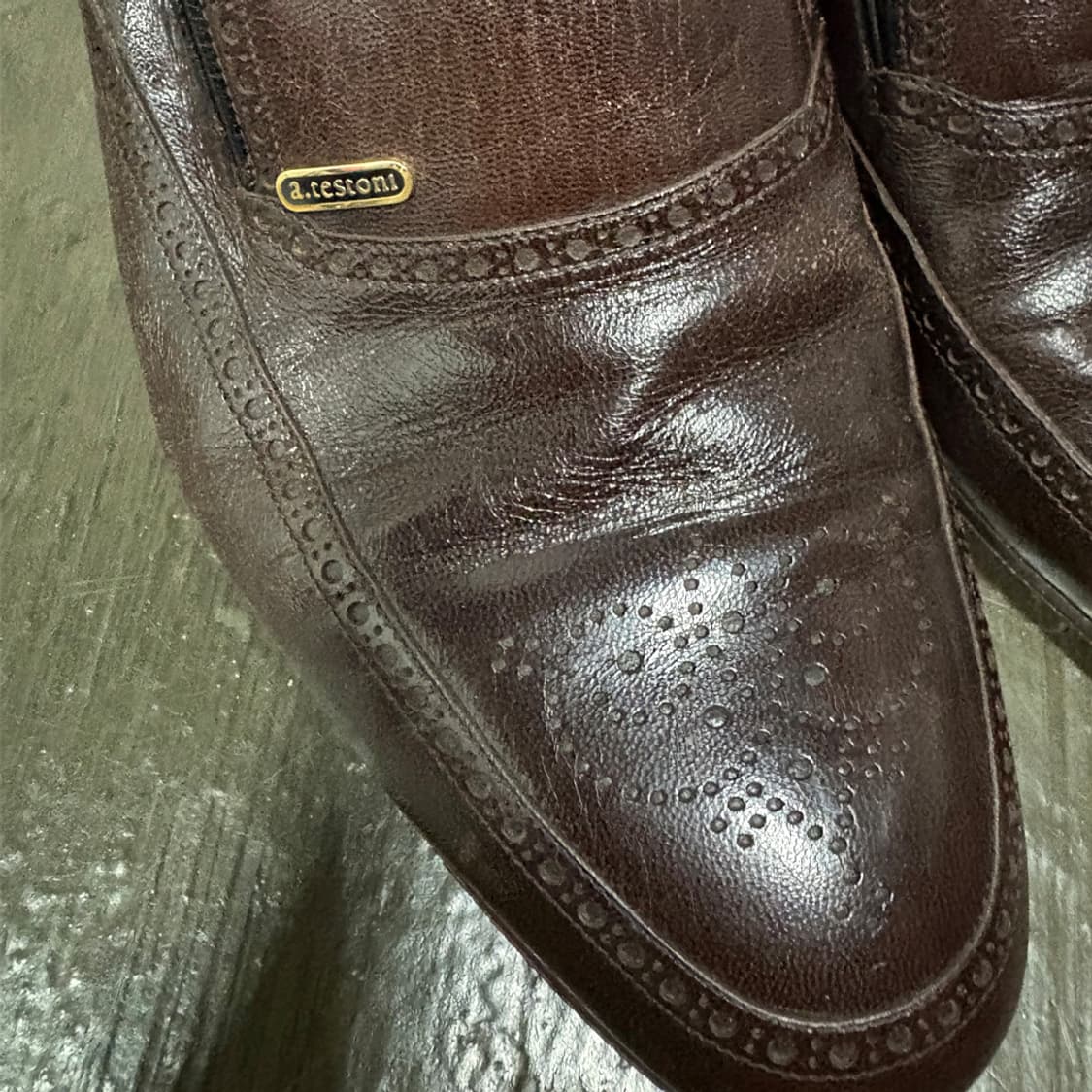 a.testoni Brown Leather Loafers 상품이미지8