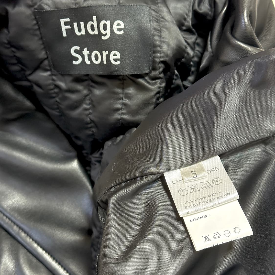 라퍼지 스토어 버핑 레더 라이더 자켓 상품이미지6