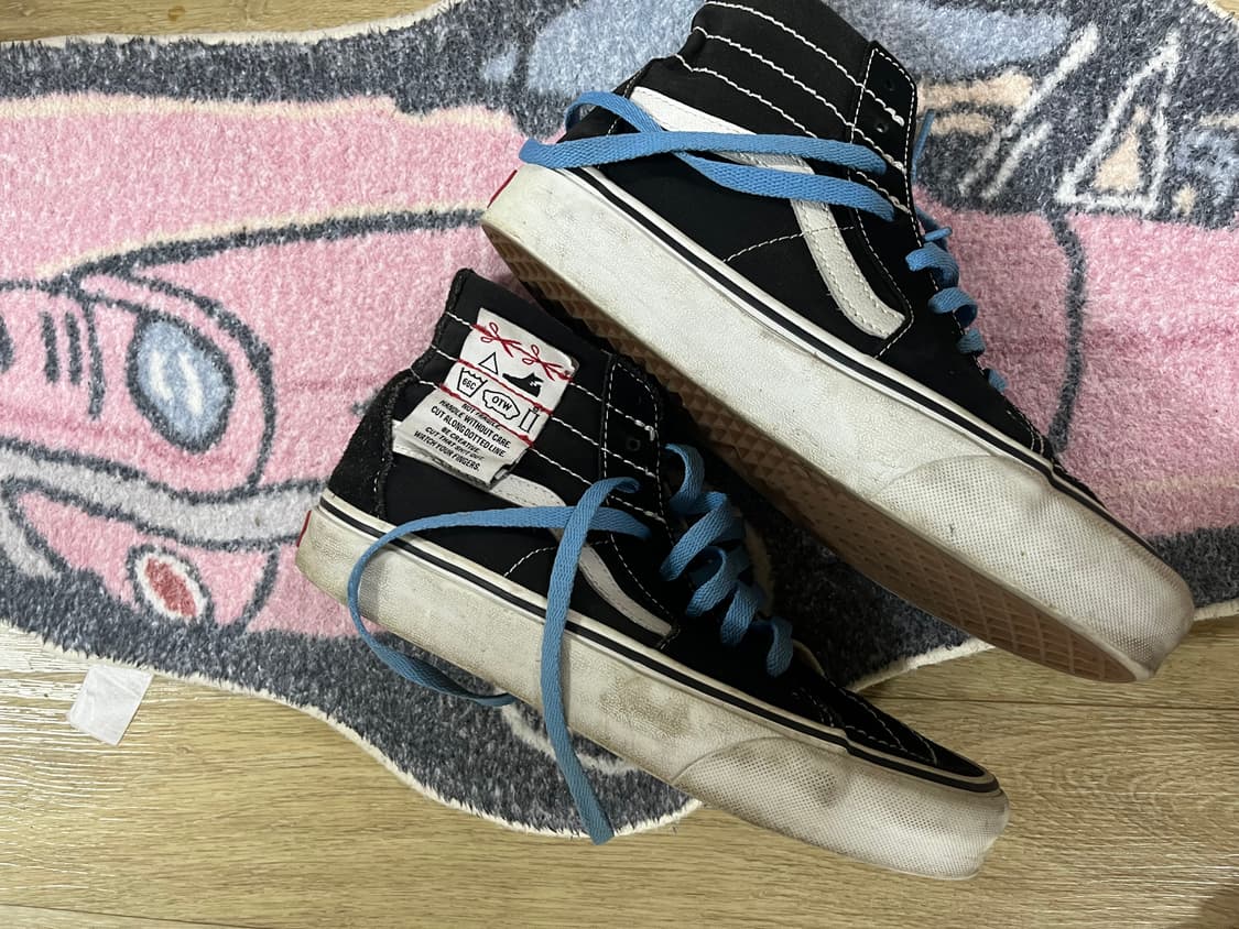[250] 반스 Sk8-Hi 블랙 하이 상품이미지4