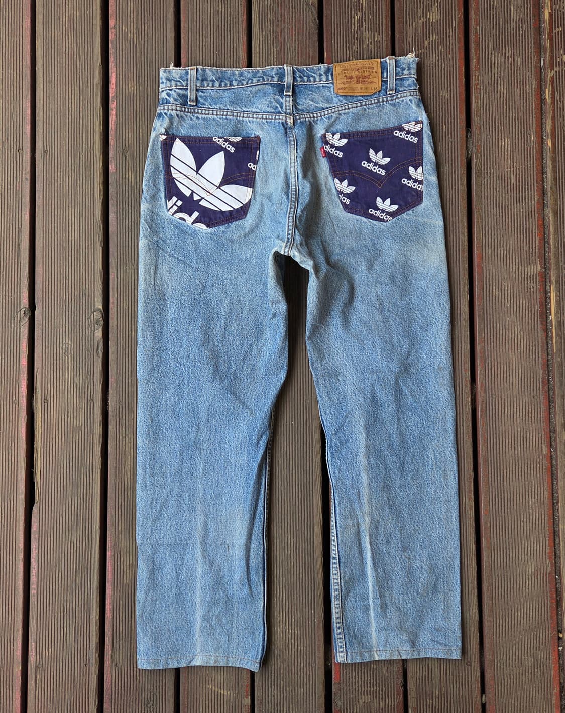 리바이스505×아디다스  커스텀 팬츠 상품이미지4