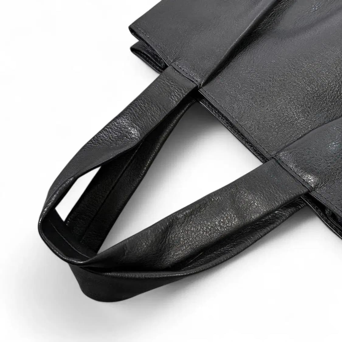 토카 소가죽 TWO HANDLE TUCK BAG 꼼데가르송 요지 재패니즈 상품이미지4