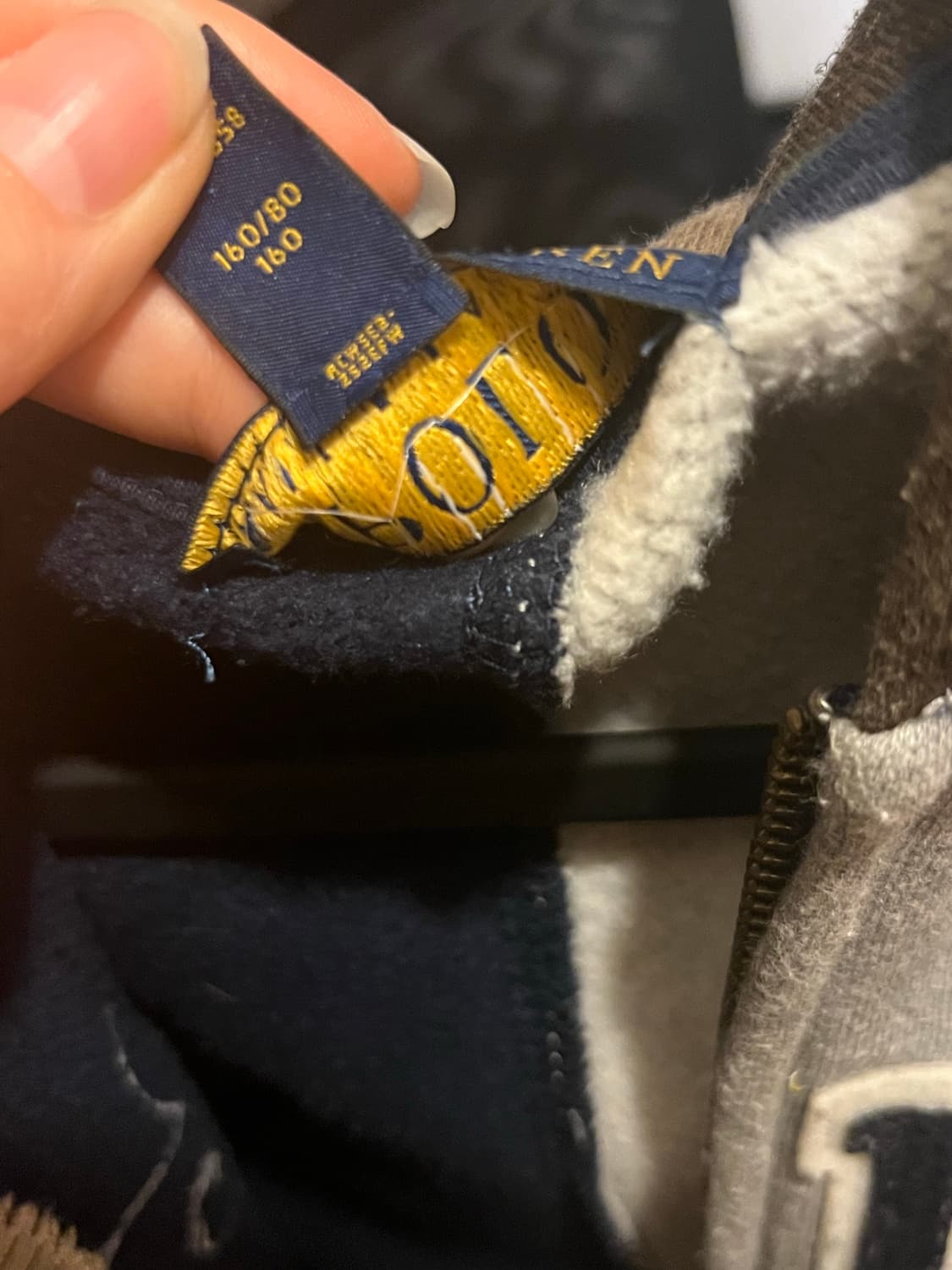 폴로 랄프로렌 빈티지 밀리터리 빅로고 후드집업 y2k 상품이미지4