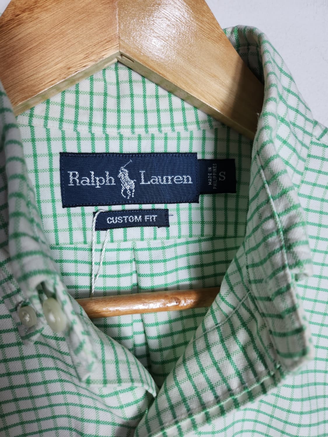 S 폴로 랄프로렌 체크 패턴 커스텀핏 셔츠 상품이미지3