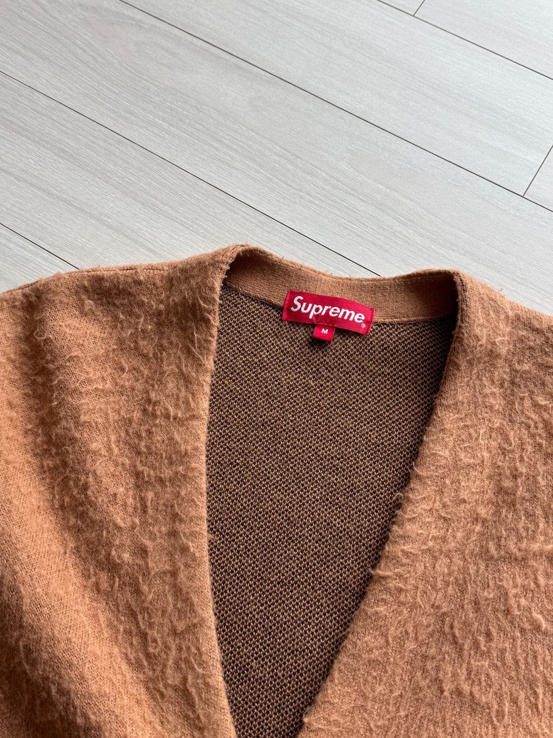 슈프림 모헤어 가디건 체커보드 M사이즈 상품이미지3
