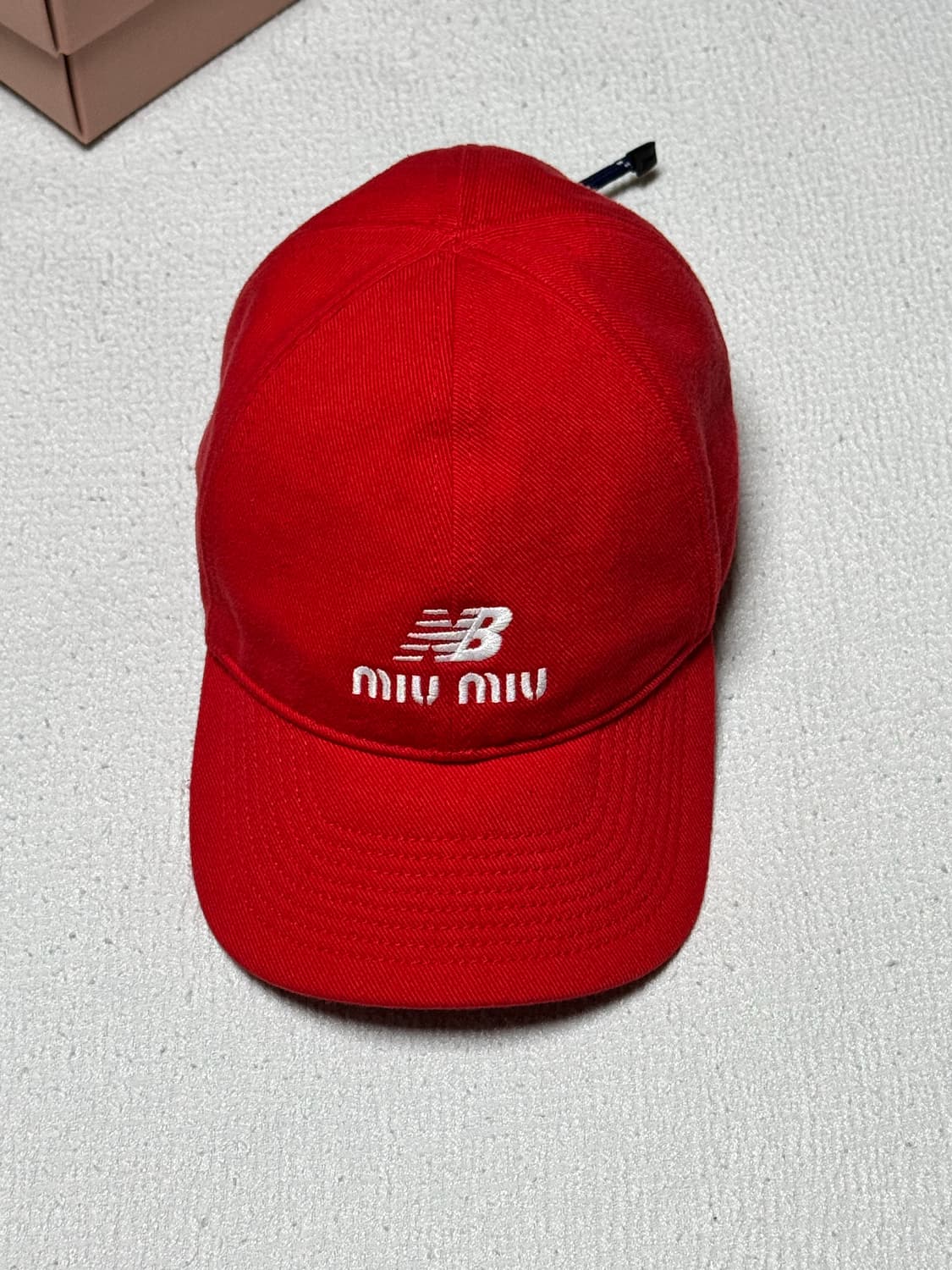 미우미우 데님 볼캡 상품이미지2