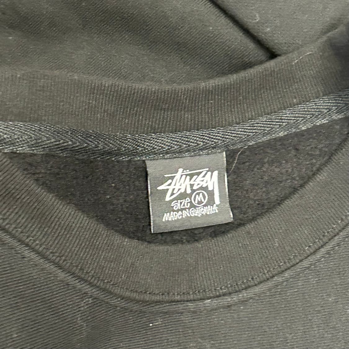 M 스투시 블랙 맨투맨 상품이미지4