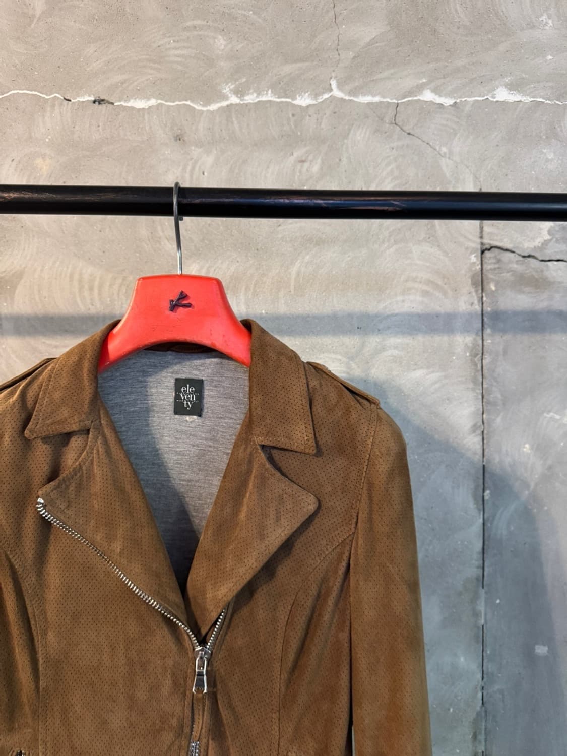 일레븐티 스웨이드 레더 라이더 자켓 55 상품이미지2