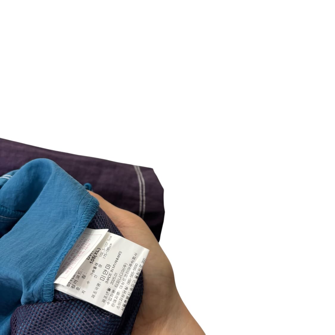 엄브로 크리스피 타슬란 반팔 스탠넥 아노락 상품이미지4