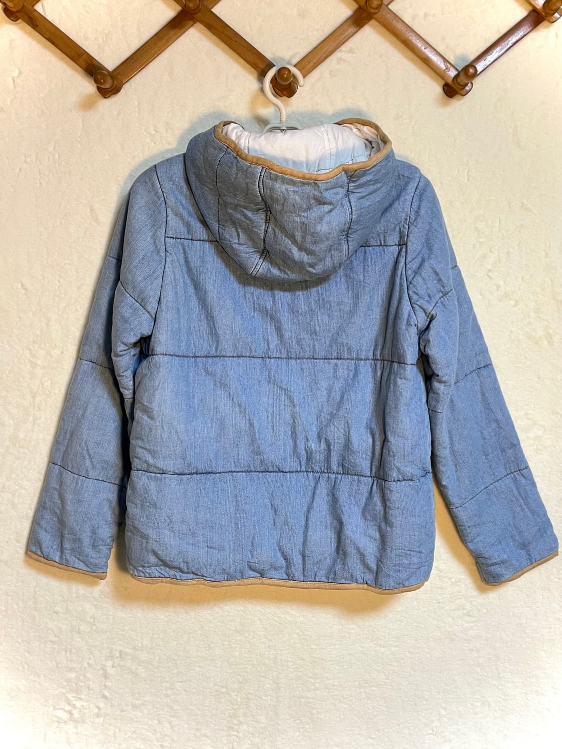 빈티지 히피 모리걸 에스닉 패턴 패딩 아우터 상품이미지2