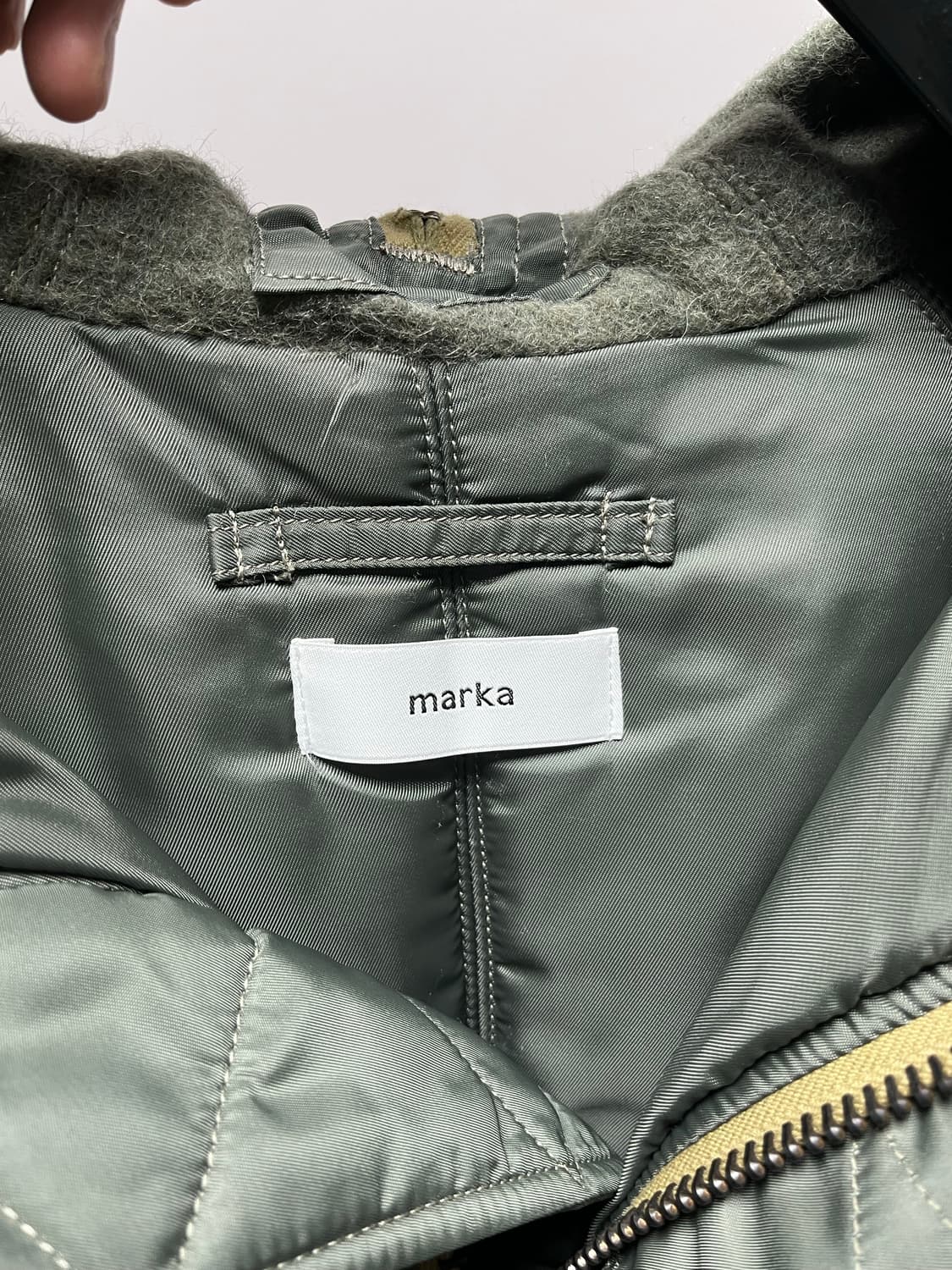 Marka 마카 N-2B 블루종 세이지 그린 3사이즈 상품이미지4