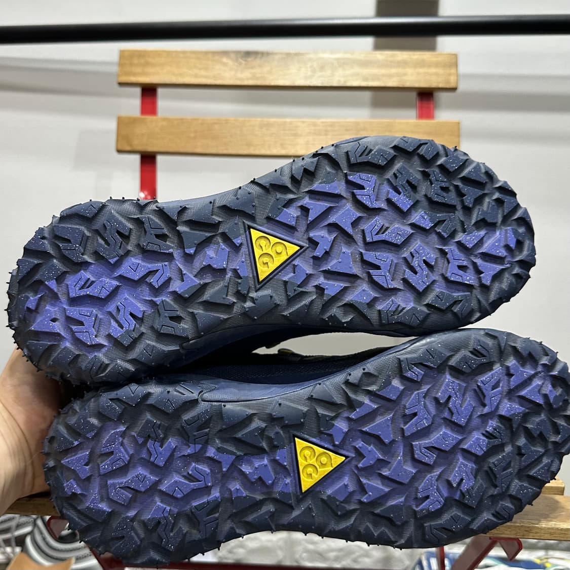 285) 나이키 트레킹화 남성 남자 ACG 마운틴 플라이 로우 네이비 상품이미지6