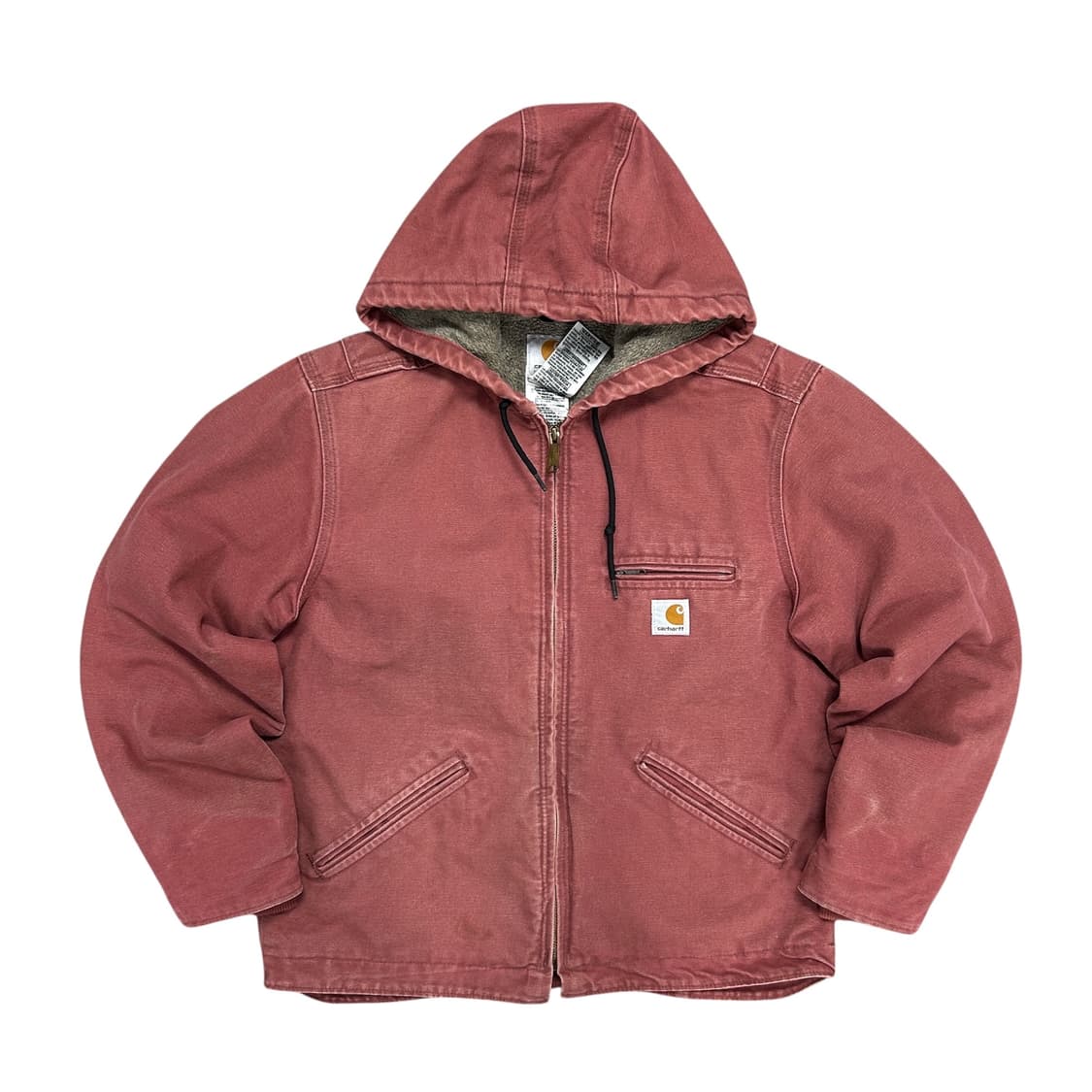 칼하트 우먼스 J141 살몬 핑크 후드 워크자켓(S) 상품이미지1