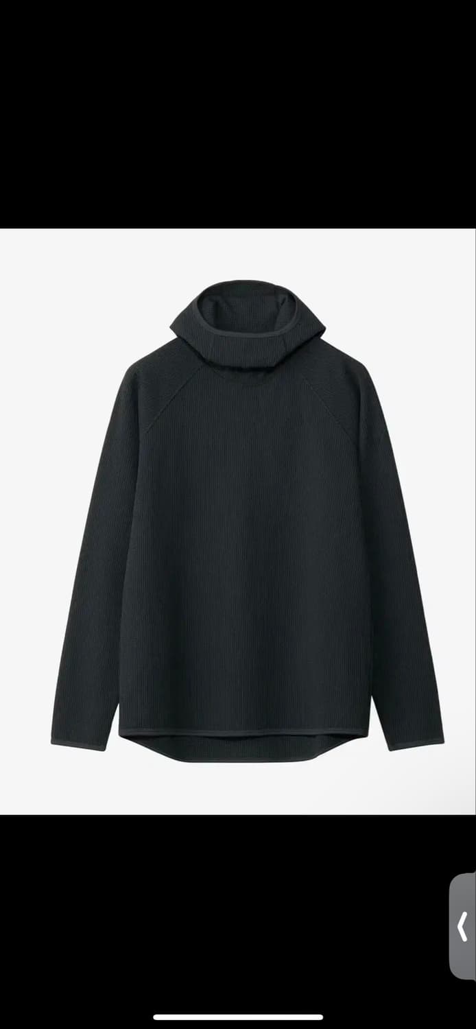골드윈 와플 후드 블랙 5 XL 상품이미지3