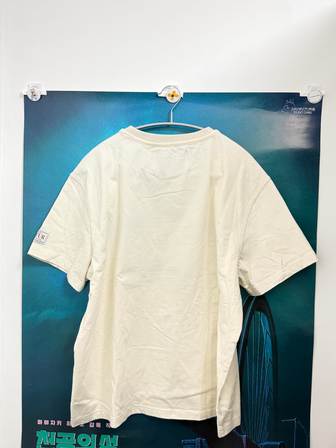 세터 / SATUR /세터 로고 자수 보야지 반팔 티셔츠 리조트 아이보리 상품이미지4