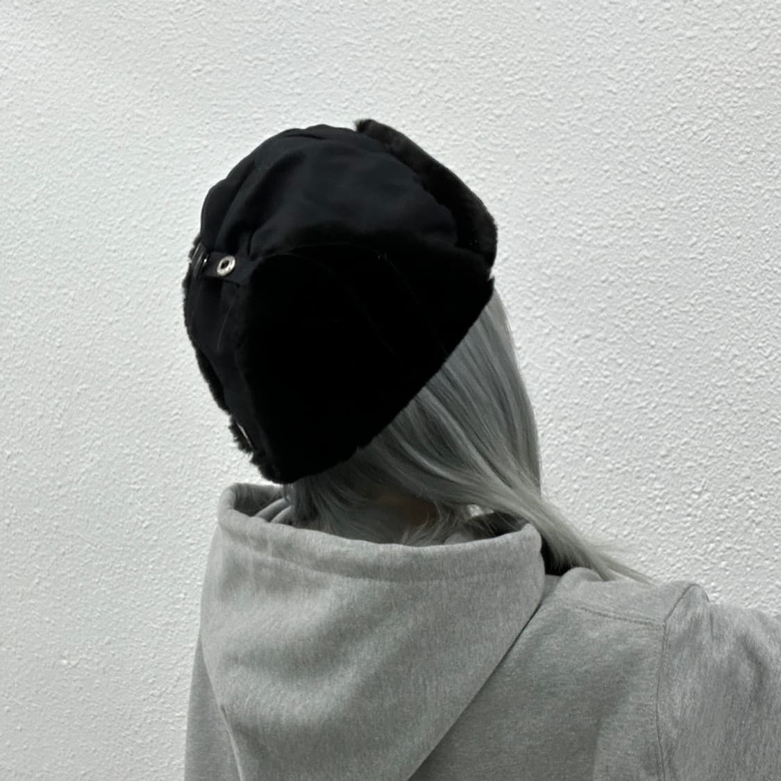 푸부 블랙 군밤모자 상품이미지4