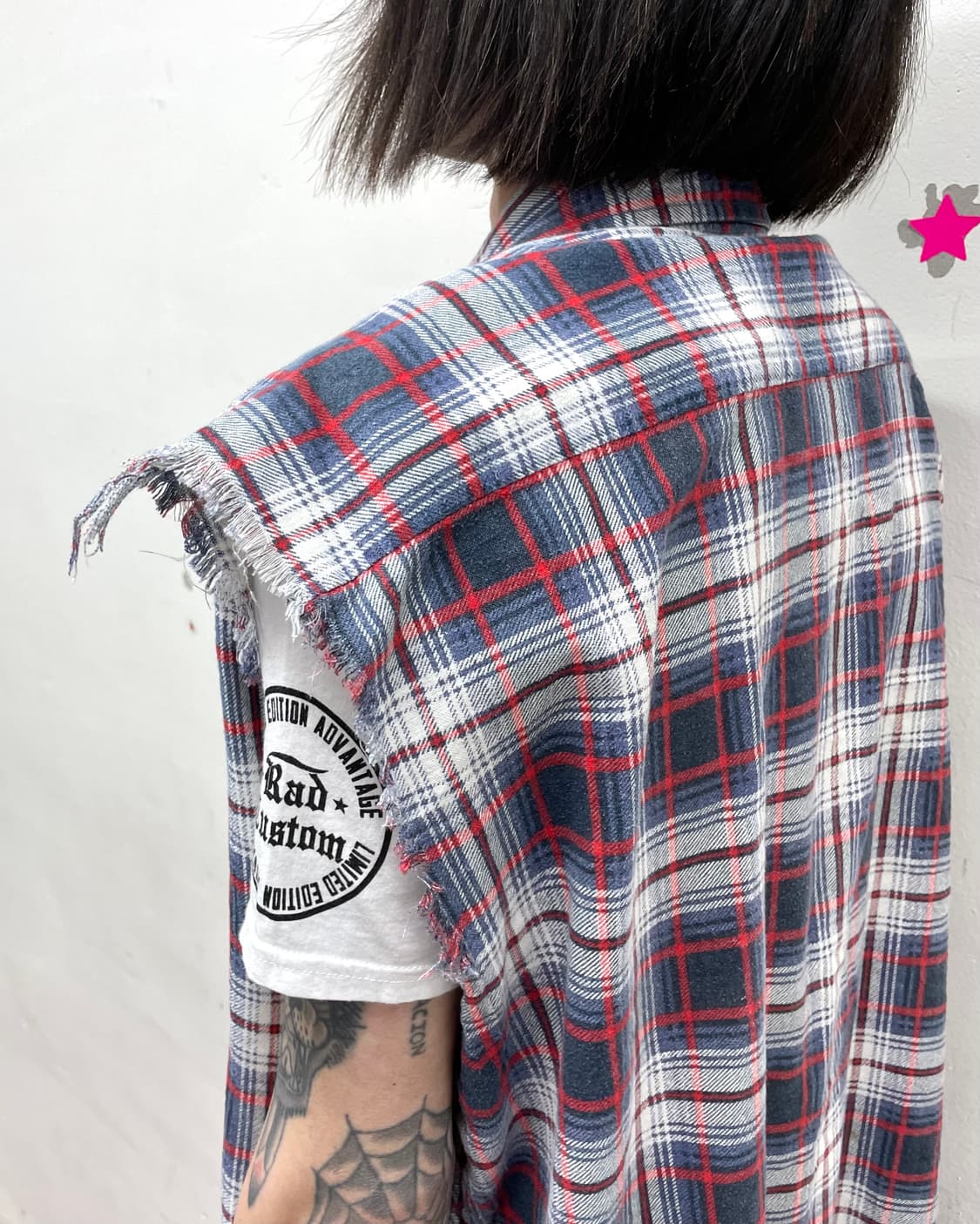 Shoulder Damage Shirt Vest 상품이미지3