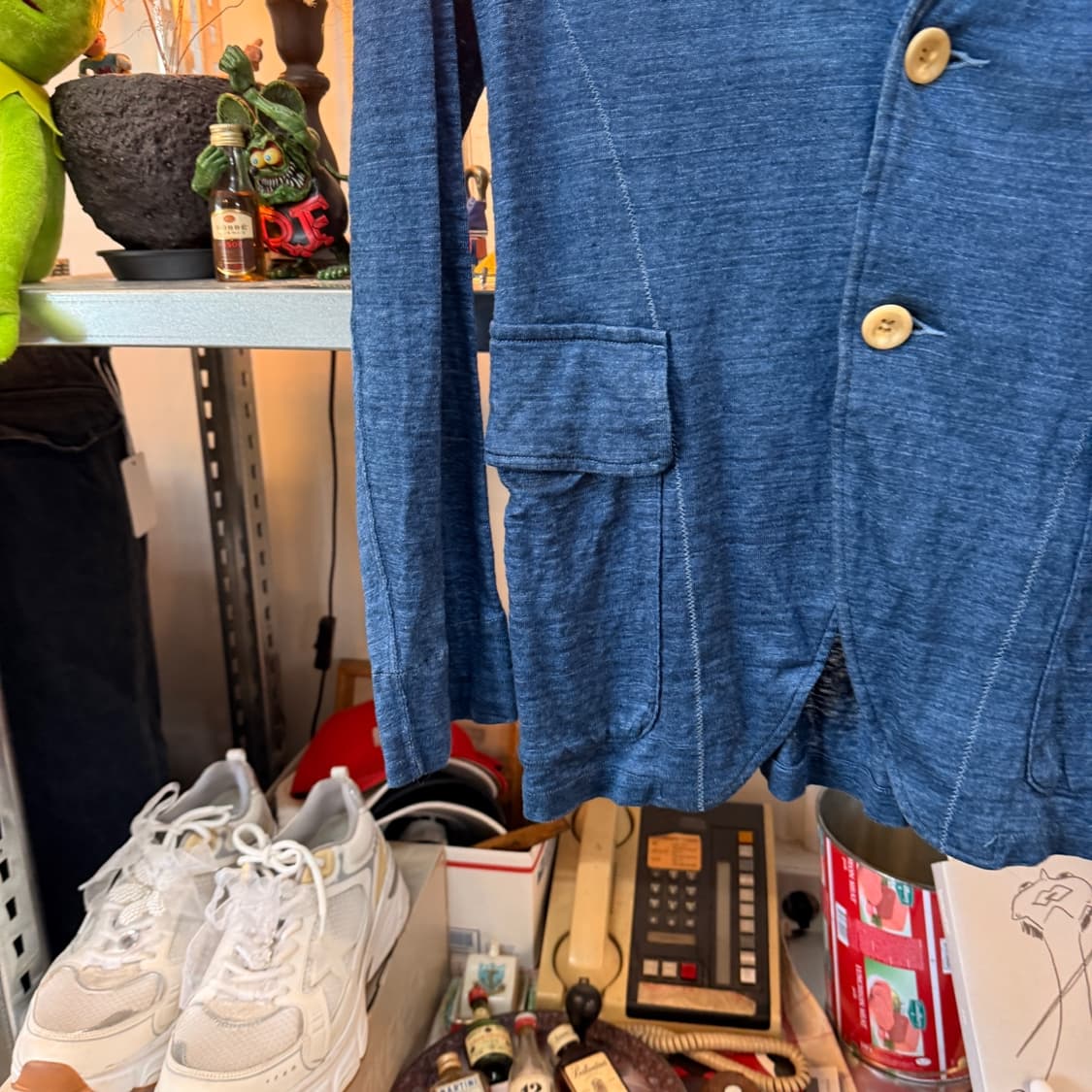 하버색 라이트 린넨 자켓 상품이미지2