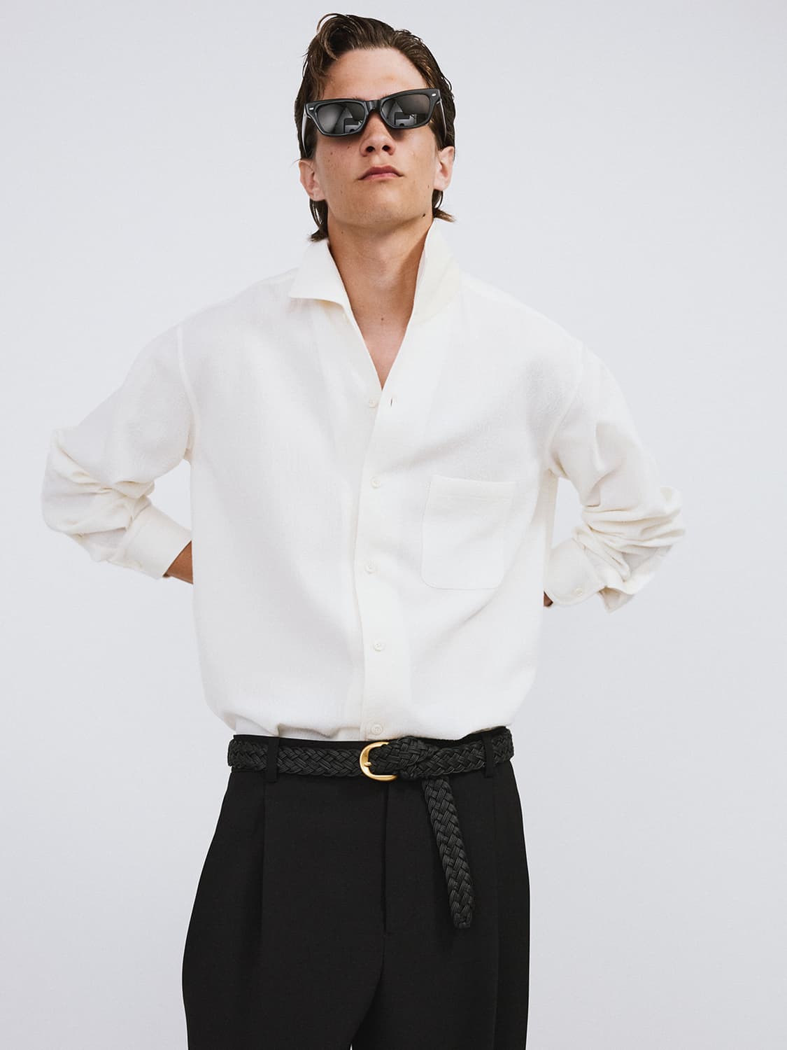 렉토 26SS 알란 리조트 셔츠 빈 아이보리 상품이미지1