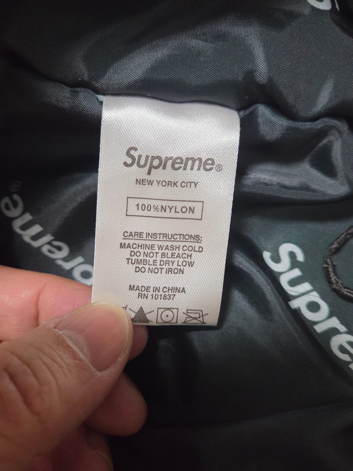 슈프림 후드 로고 하프 집업 아노락 상품이미지10